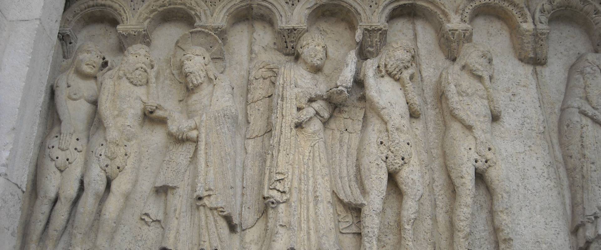 Duomo di Modena, pannello scultoreo di facciata foto di Giuch86